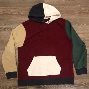 PACSUN color block hoodie